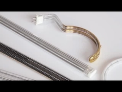 Orta Dalga Kaplama Beyaz Halojen Kızılötesi Isıtma Radyatörleri Çift Tüp