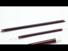 Kırmızı Kuvars Cam Kısa Dalga Ir Lambaları 1500mm Seramik Kızılötesi Isıtma Elementi