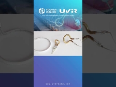 UVIR Yüzük Kızılötesi Lambalar, Beyaz kaplama Kuvars Tüp Halogen Ir Lamba 230V 1500W