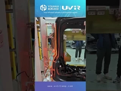 U şeklindeki düz açılı tek boru, yüksek filament sıcaklığı olan altın kaplı halogen ısıtıcı lamba