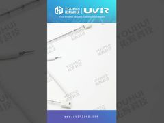 SK20 tek tüplü kuvars ısıtıcı halojen kızılötesi lamba 200-4000W ısıtma elemanı