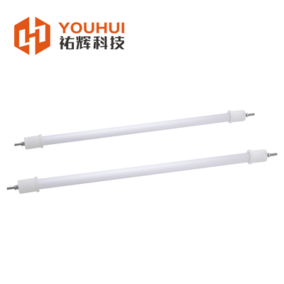 Özel uzunluklu Kuvars tüp orta dalga kızılötesi ısıtıcı lamba 800-950 ° C filament sıcaklığı ile