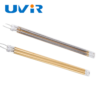 İyi fiyat 1000W 480V Altın kaplı orta dalga kızılötesi ısıtıcı lamba çevrimiçi