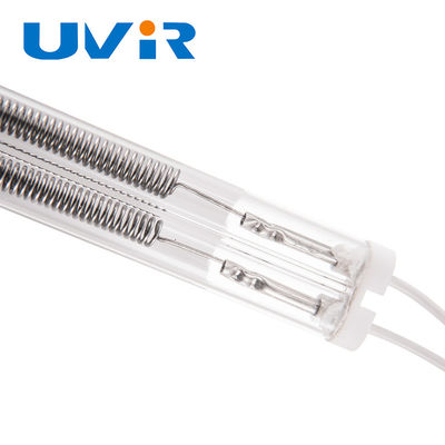 İyi fiyat 4800W Twin Tube Orta Dalga Kızılötesi Lamba Kuvars Isıtma çevrimiçi