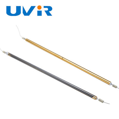 İyi fiyat 2000W Altın Kaplamalı Karbon Fiber Kızılötesi Isıtma Lambası çevrimiçi