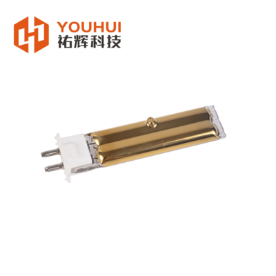 İyi fiyat Endüstriyel kurutma için 420W 120V Twin Tube Quartz Kızılötesi lamba ısıtıcısı çevrimiçi