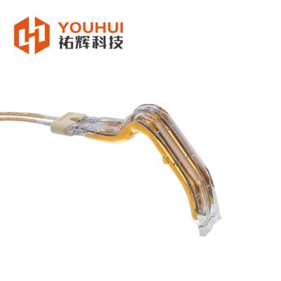 İyi fiyat 45-480V 150-6000W Twin Tube L-Type Infrared Heating Lamp with 11x23mm Quartz Tube çevrimiçi