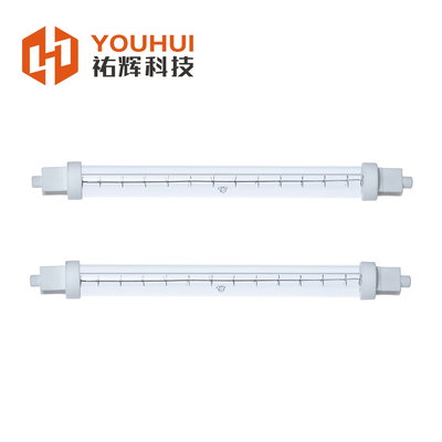 Endüstriyel uygulamalar için 200-4000W Halogen Kızılötesi Lamba 1s Yanıt Zamanı ve 50-1500mm Isıtma Uzunluğu