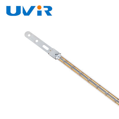 İyi fiyat 3000W 400V Altın Kaplamalı Kızılötesi Kuvars Isıtıcı Lamba, X Tabanlı çevrimiçi