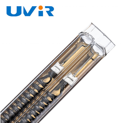 Good price 230V 2500W Kuvars Kızılötesi Isıtıcı Lambalar Boru Şeklinde Altın Kaplama çevrimiçi
