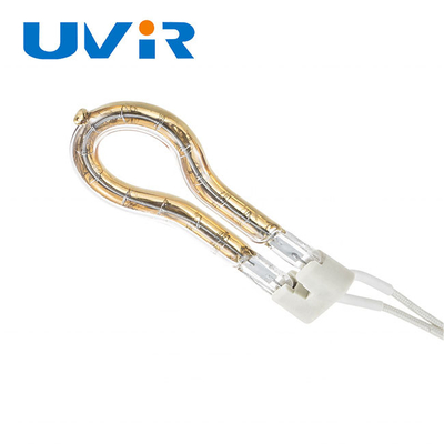 İyi fiyat 220V 450W Altın Yüzük Kızılötesi Halogen Lamba 606mm çapı çevrimiçi