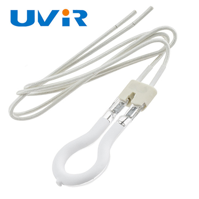 İyi fiyat 450W Halkalı Kızılötesi Isı Lambası 8mm Kuvars Cam Tüp çevrimiçi