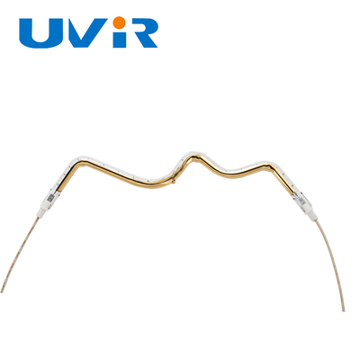 UVIR Altın Kuvars Kızılötesi Isıtma Tüpü 1800-2200°C