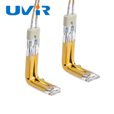 İyi fiyat Altın Kaplamalı Halojen Kuvars Kızılötesi Isıtma Lambası 1380W 230V çevrimiçi