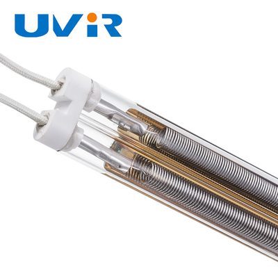 Good price OEM 6000W Orta Dalga Kızılötesi Lamba, Yarı Altın Kaplama Kızılötesi Isıtma Tüpü çevrimiçi