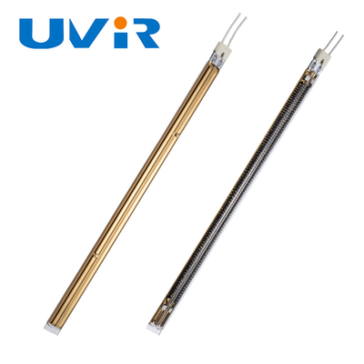 Good price Çift / Düz Tüp Halojen Karbon Kızılötesi Isıtma Lambası 4155V 3500W çevrimiçi