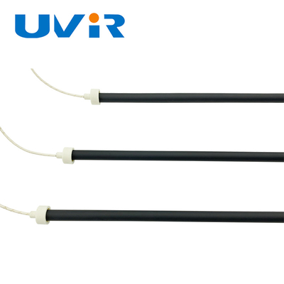 Good price UVIR Özelleştirme Kızılötesi Isıtıcı Lamba 1500W Kuvars Kızılötesi Uzun Dalga Siyah Tüp çevrimiçi