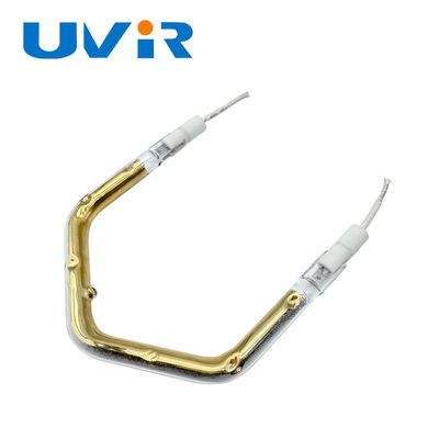 İyi fiyat Endüstriyel süreçler için çok yönlü 150-6000W kızılötesi ısıtma elemanı tüpü 45-480V voltaj ve altın yansıtıcısı çevrimiçi