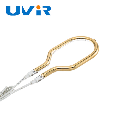 Good price 200-6000W Güç Halkası Kuvars Kızılötesi Lambalar Özel Altın Kaplama Tek Tüp Isıtma Aksesuarları ile çevrimiçi