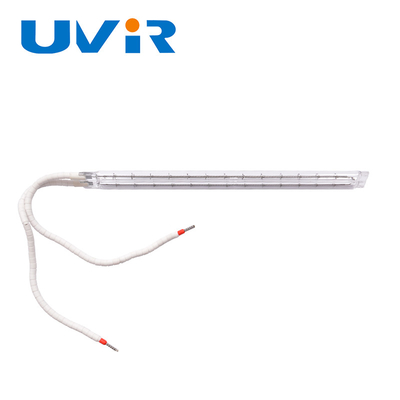 Çift boru kısa dalga halogen kızılötesi ısıtıcı lamba birçok tipten voltaj watt uzunluğu taban kablolar