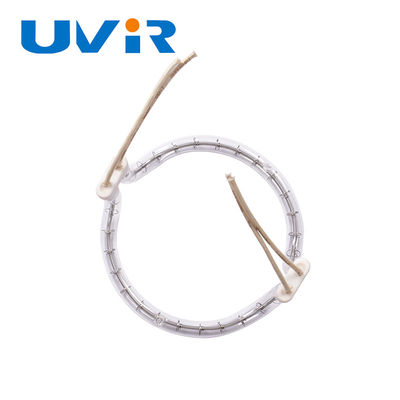Good price 3D şekli kızılötesi ısıtma elemanı tüpü ısıtıcı ekipman bileşenleri için açık kuvars halogen tüpü çevrimiçi