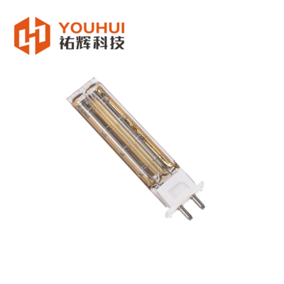 420W 120V Twin Tube kızılötesi lamba 3D baskı için altın kaplama ile