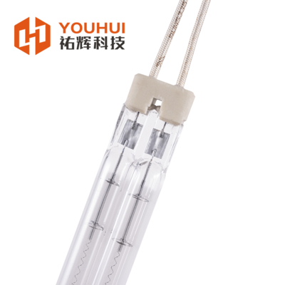 İyi fiyat Çift boru halogen kızılötesi ısıtıcı lamba 200-4000W 55-575V çevrimiçi