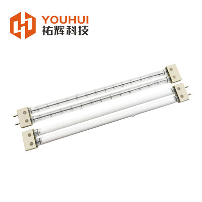 Kalite 400V 1850W Tek Tüplü Kuvars Kızılötesi Lamba, 255mm Isıtma Uzunluğu ve Tavlama Fırını Ön Isıtması için 1100-2600°C Flaman Sıcaklığı fabrika