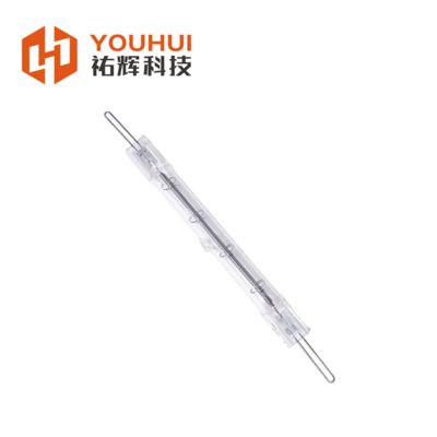 İyi fiyat Customizable 200-4000W Clear Quartz Tungsten Filament Infrared Heating Lamp with 1-2μm Wavelength and 5000h Working Time çevrimiçi