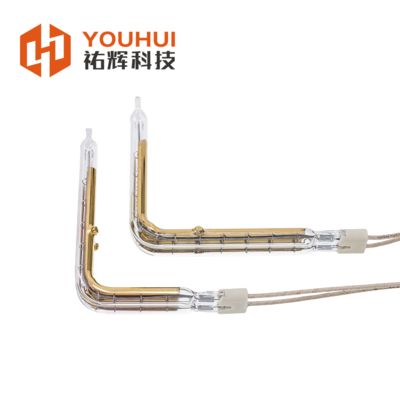 İyi fiyat Industrial Use 1250°C Working Temperature High Purity Quartz Infrared Heating Element and Halogen Heating Tube çevrimiçi