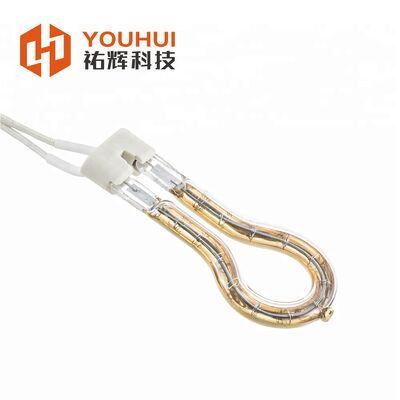 İyi fiyat 115V 200W Altın Yüzük Kızılötesi Isı Lampu Kısa Dalga çevrimiçi