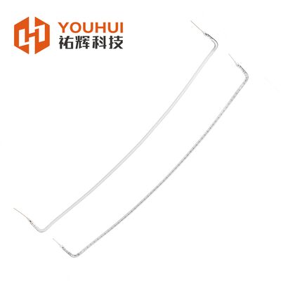 İyi fiyat En iyi kızılötesi ısıtma için 10000-20000 saatlik ömrü ve 1100-2600 °C Filament Sıcaklığı olan Beyaz Kaplı Halogen Isıtma Lampu çevrimiçi