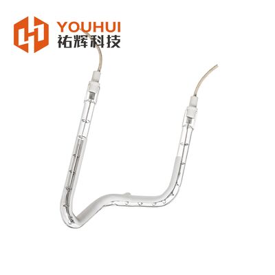 İyi fiyat Altın kaplı 1660W 230V Kısa Dalga IR Lamba Endüstriyel Isıtma için Kuvars Kızılötesi Isıtma çevrimiçi