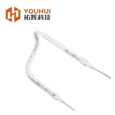 İyi fiyat 5000-20000 Saat Ömürlü, 1100-2600°C Filament Sıcaklığı ve 150-6000W Güçlü Özelleştirilmiş 3D Konturlu Kızılötesi Isıtma Lamba Tüpü çevrimiçi