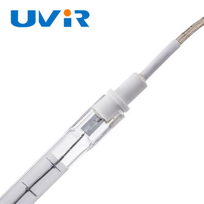İyi fiyat Endüstriyel uygulamalar için 1s Yanıt Zamanı 500mm Toplam Uzunluğu ve 430mm Isıtma Uzunluğu ile Tek Tüplü Kuvars Kızılötesi Lambalar çevrimiçi