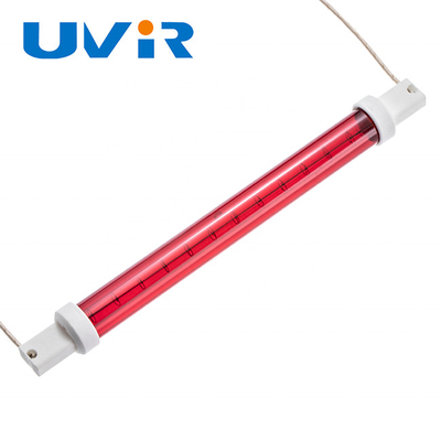 Uzun servis ömrü 5000 saat ile Ruby Quartz Tüp Kızılötesi Isıtıcılar