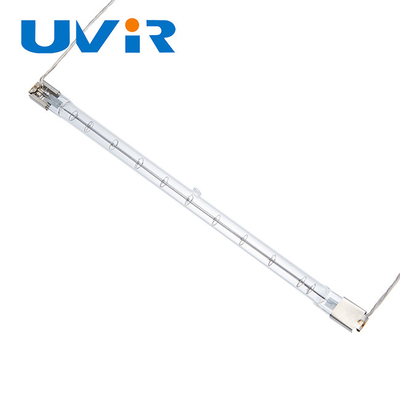 UVIR Kuvars Kızılötesi Lambalar, üfleme makinesi için 235V 1000W Kuvars Cam Isıtıcı