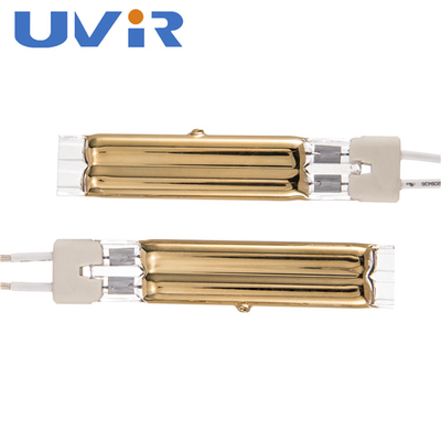 Endüstriyel Otomasyon için 3400W Altın Kaplı Kuvars Halogen Kızılötesi Isıtıcı