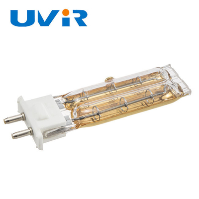 Good price TC04 11x23 Kuvars Isıtma Lambası, İkiz Tüp Lamba Altın Kaplama Reflektör çevrimiçi