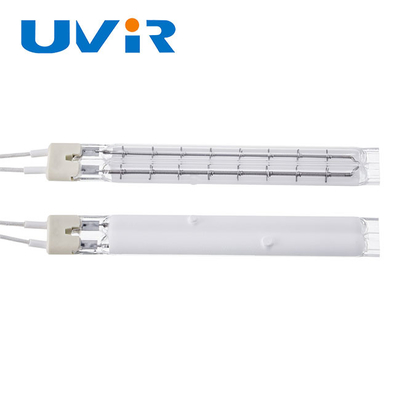 İyi fiyat 1500W Çift Tüplü Kızılötesi Lamba Nikrom 230V Beyaz Kaplama çevrimiçi