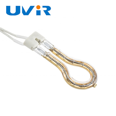 Good price Altın Reflektör Halkası Kızılötesi Lambalar, 115V 200W Kısa Dalga Isı Lambası çevrimiçi