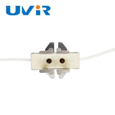Good price GX9.5 IR Duy, İkiz tüp ısıtıcı için 250V 5KV Isı Lambası Kelepçeleri çevrimiçi