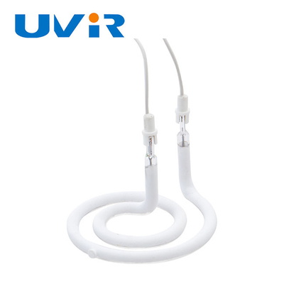 UVIR Halka Kızılötesi Lambalar, Beyaz kaplama Kuvars Tüp Halojen Ir Lambası 230V 1500W