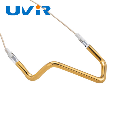 İyi fiyat 3 boyutlu altın kızılötesi ısıtıcı tüp 230V 1050W çevrimiçi