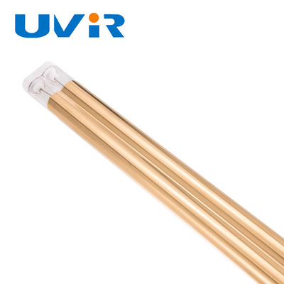 Good price 200-10000w Uvir Altın Kaplama Çift Tüp Kuvars Lamba Irp Baskı Makinesi İçin Kızılötesi Lamba çevrimiçi