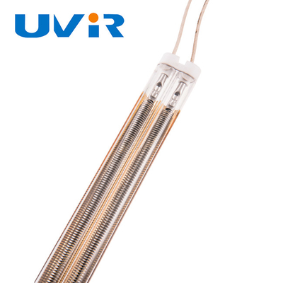 Good price 2500w Orta Dalga Düz Kızılötesi Işık 415v Altın Kaplama Isıtma Tüpü çevrimiçi