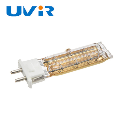 İyi fiyat TC04 Altın kaplama çift boru kızılötesi lamba 450W 230V çevrimiçi