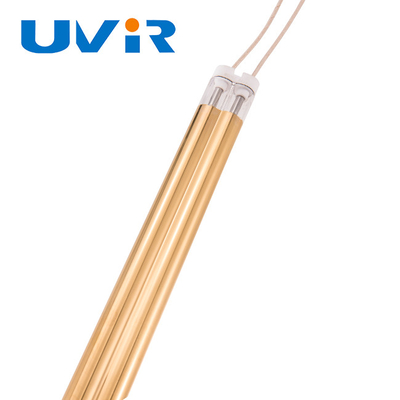 Good price Altın kaplama Ir Isıtma için Lambalar 2500W 415V Orta dalga ikiz tüp çevrimiçi
