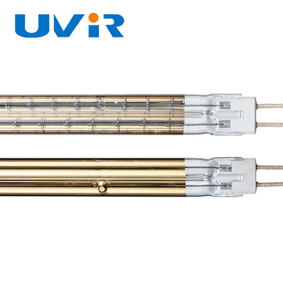 Good price Altın kaplama Orta Dalga Kızılötesi Lamba 1060mm Isıtma uzunluğu çevrimiçi